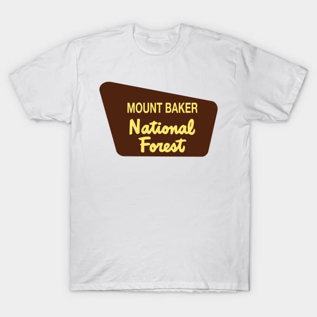 Mount Baker National Forest T-Shirt by nylebuss